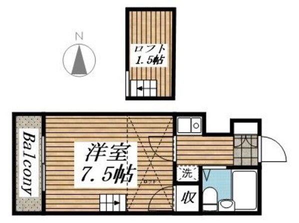 レオパレス新大塚第１の物件間取画像